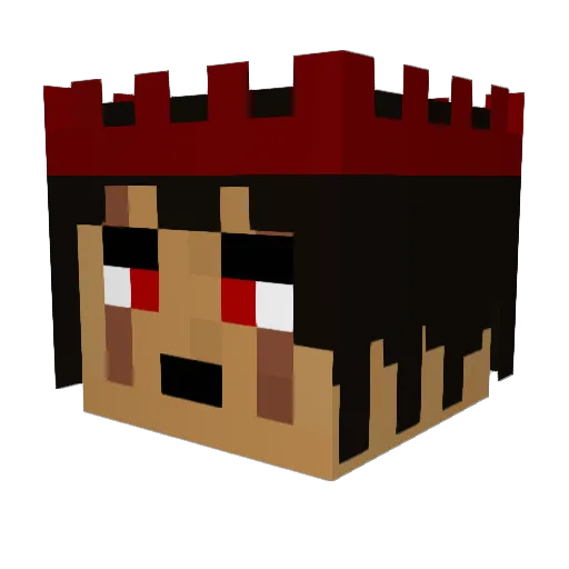 zwollei2 Minecraft avatar head, 3D render