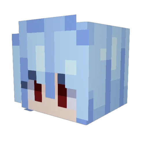 zwright9569 Minecraft avatar head, 3D render