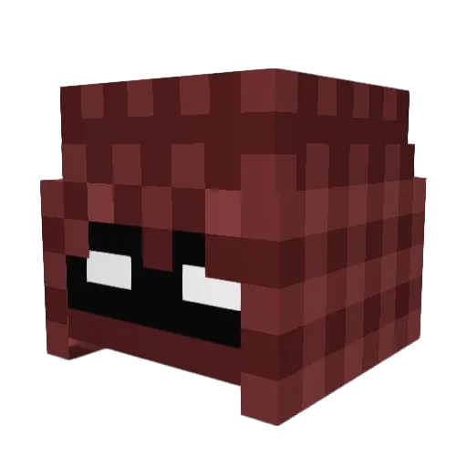 zwyft Minecraft avatar head, 3D render