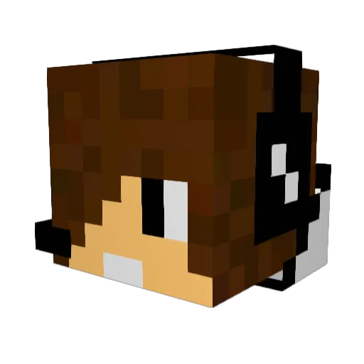 zx9001 Minecraft avatar head, 3D render