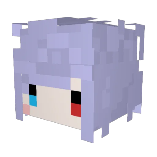 zxc1211 Minecraft avatar head, 3D render