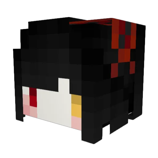 zxc26818469 Minecraft avatar head, 3D render