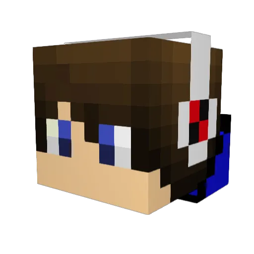zxc50215367 Minecraft avatar head, 3D render