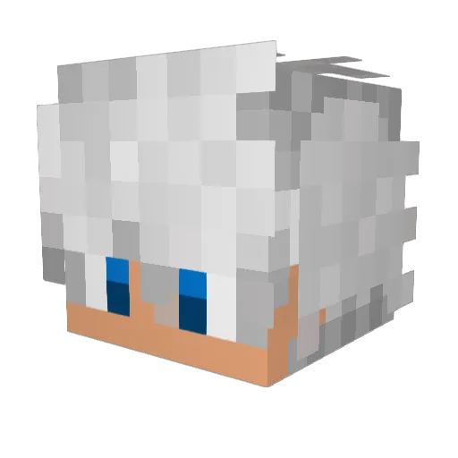 zxc661872 Minecraft avatar head, 3D render