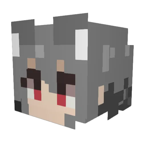zxc74171 Minecraft avatar head, 3D render