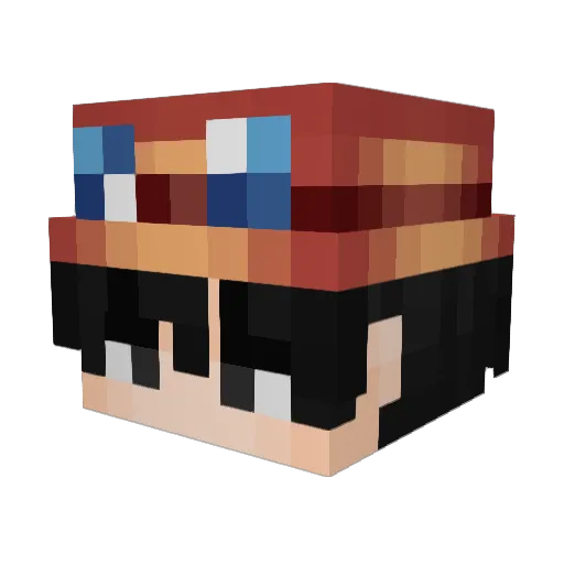 zxcZreitd Minecraft avatar head, 3D render