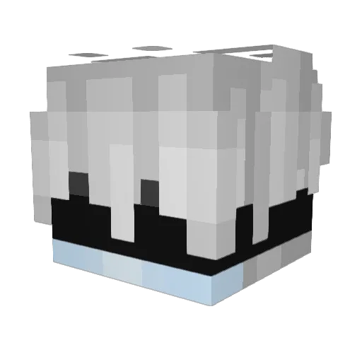zxcakuma Minecraft avatar head, 3D render