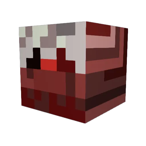 zxchomezxc Minecraft avatar head, 3D render