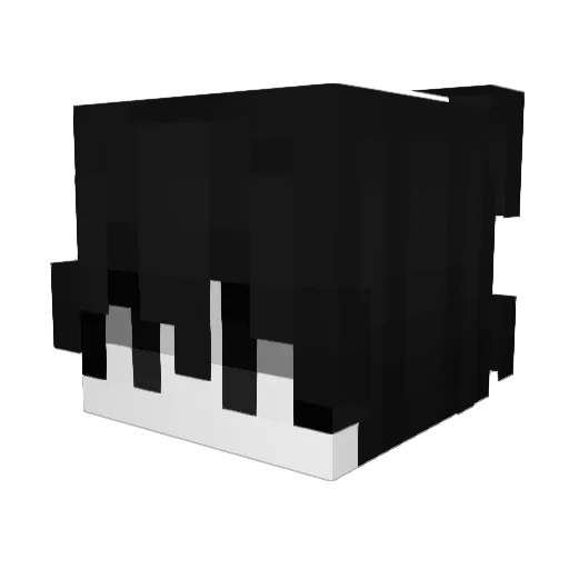 zxhtls Minecraft avatar head, 3D render
