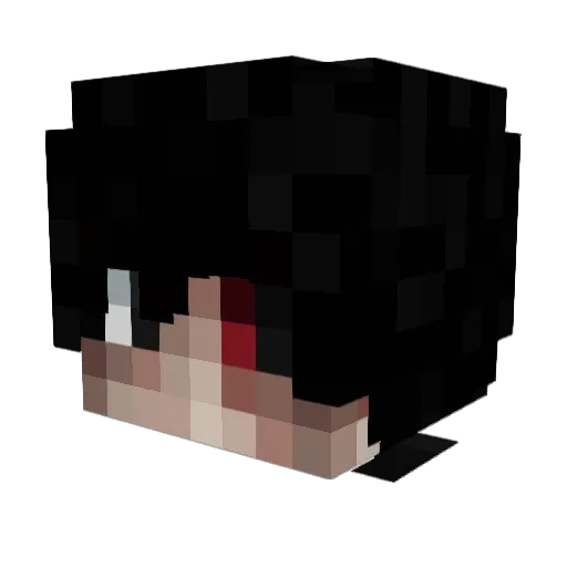 zxl88 Minecraft avatar head, 3D render