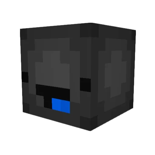 zxulen Minecraft avatar head, 3D render