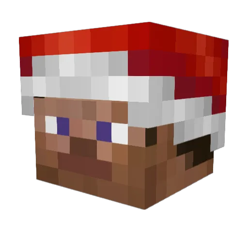 zxusguynice Minecraft avatar head, 3D render