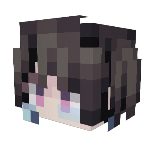 zy0203 Minecraft avatar head, 3D render