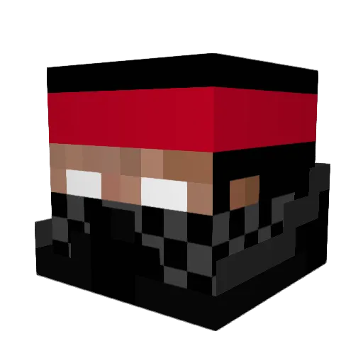 zyad11x Minecraft avatar head, 3D render