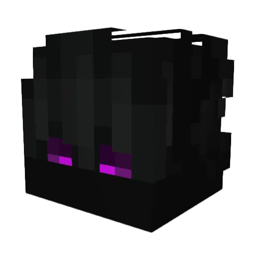 zyaxVAL Minecraft avatar head, 3D render