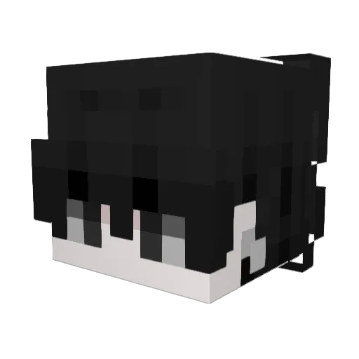 zyfic Minecraft avatar head, 3D render