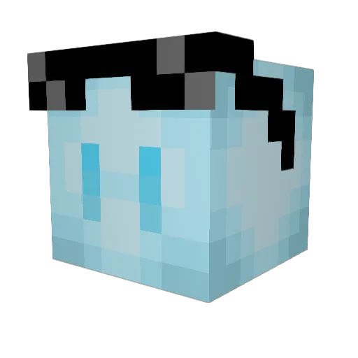 zygardeplays Minecraft avatar head, 3D render