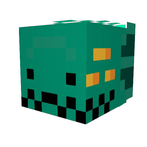 zygmari Minecraft avatar head, 3D render