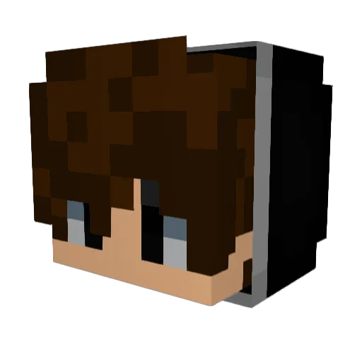 zygon_ Minecraft avatar head, 3D render