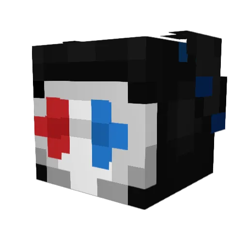 zyl0nKL Minecraft avatar head, 3D render