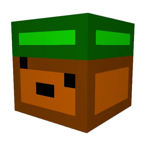 zyla_phon3 Minecraft avatar head, 3D render