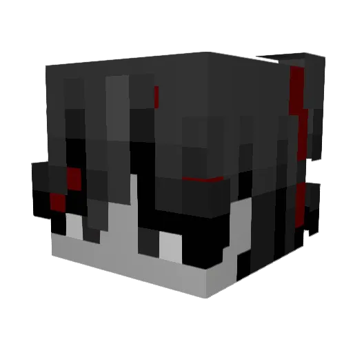 zylenv Minecraft avatar head, 3D render