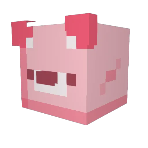 zymmnn Minecraft avatar head, 3D render
