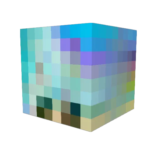 zymrj Minecraft avatar head, 3D render