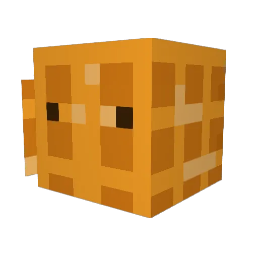 zyn_fiend Minecraft avatar head, 3D render