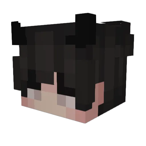 zynexik Minecraft avatar head, 3D render