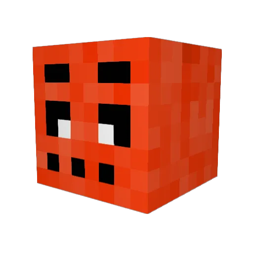 zynmaster_ Minecraft avatar head, 3D render