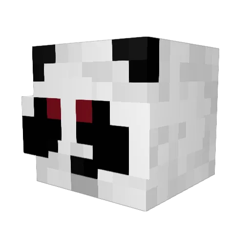 zyphakk Minecraft avatar head, 3D render