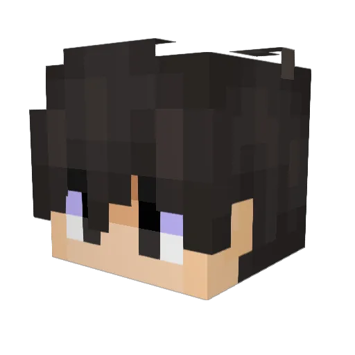 zypio Minecraft avatar head, 3D render