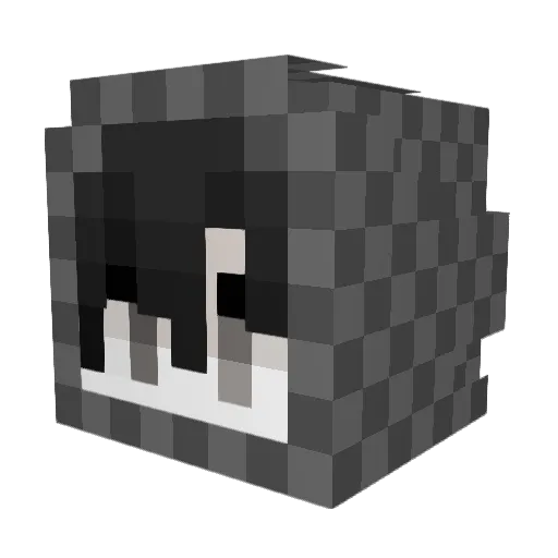 zyr0ne Minecraft avatar head, 3D render