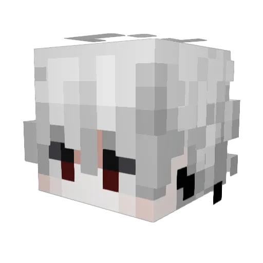 zyrex_yt66 Minecraft avatar head, 3D render