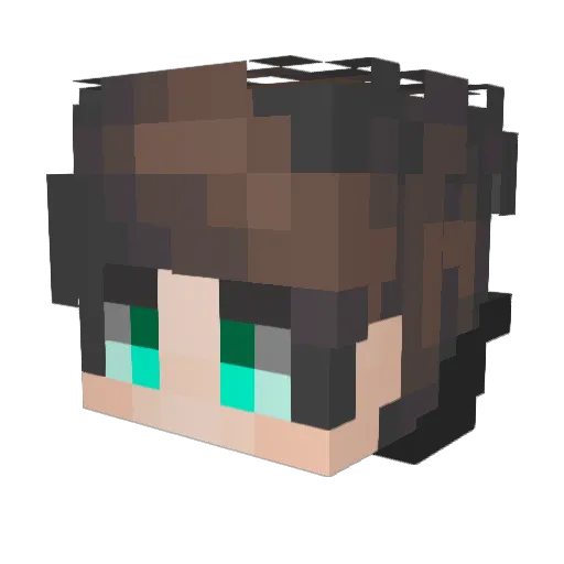 zytem Minecraft avatar head, 3D render