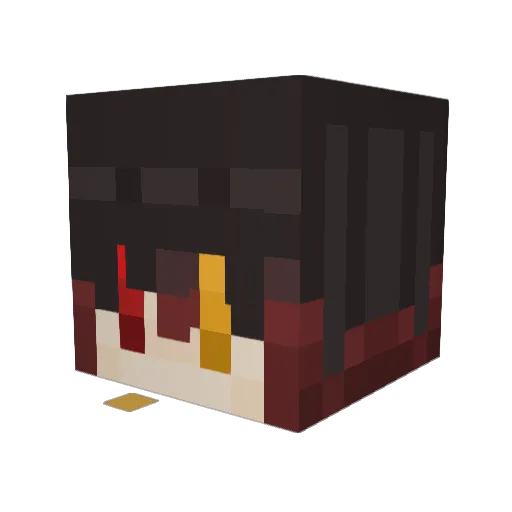 zyth1 Minecraft avatar head, 3D render