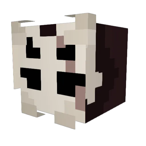 zyvershyver Minecraft avatar head, 3D render