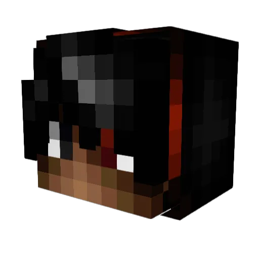 zyvroh Minecraft avatar head, 3D render