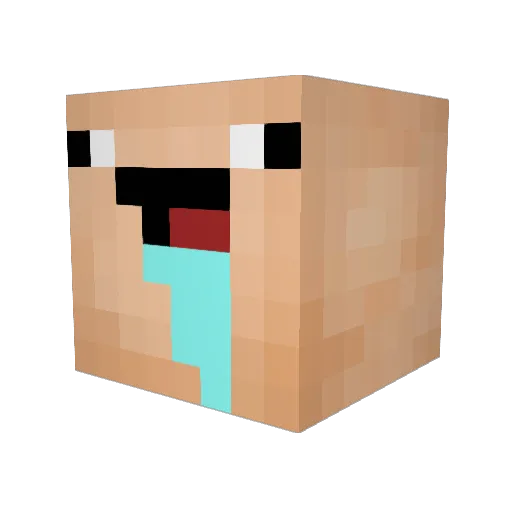 zyx59 Minecraft avatar head, 3D render