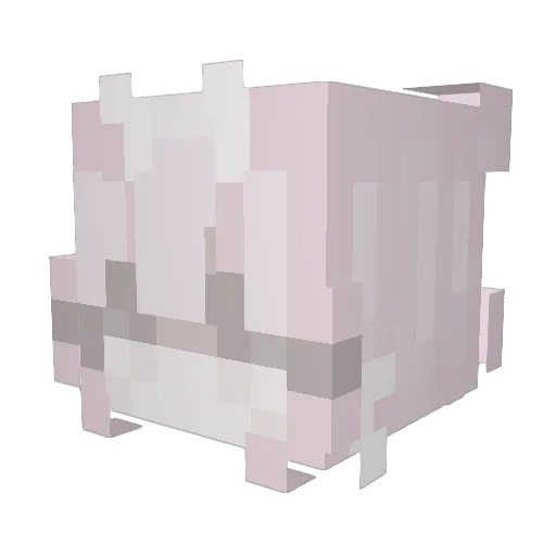 zyyzia Minecraft avatar head, 3D render