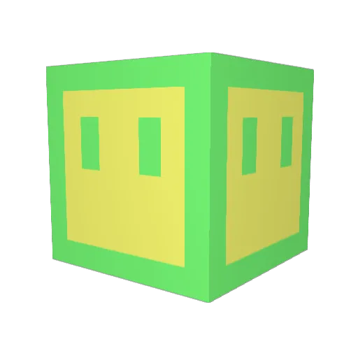 zyzdream Minecraft avatar head, 3D render