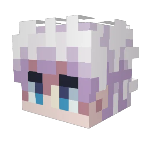 zz0jacky Minecraft avatar head, 3D render