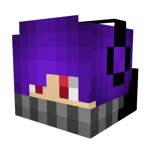 zz2281455 Minecraft avatar head, 3D render