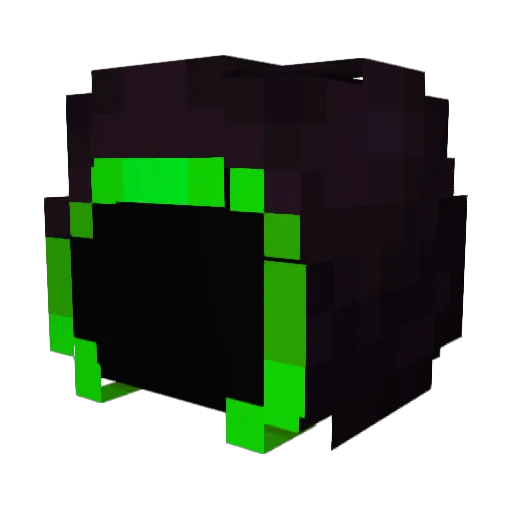 zz3r0xx Minecraft avatar head, 3D render