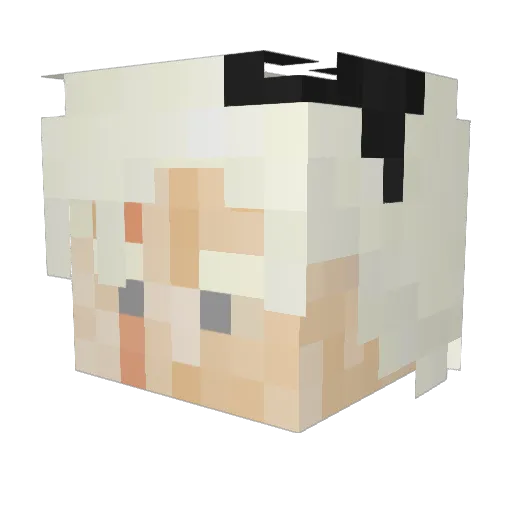 zzG8zz Minecraft avatar head, 3D render