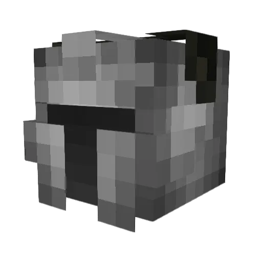 zzaazzee Minecraft avatar head, 3D render