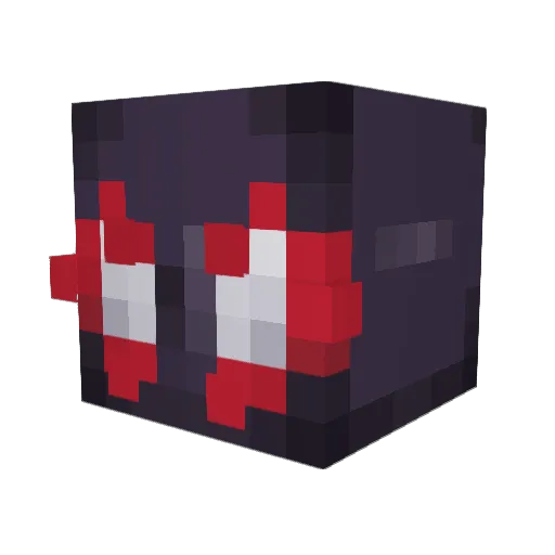zzaptor Minecraft avatar head, 3D render
