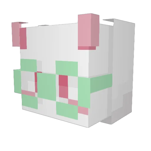 zzaydann Minecraft avatar head, 3D render