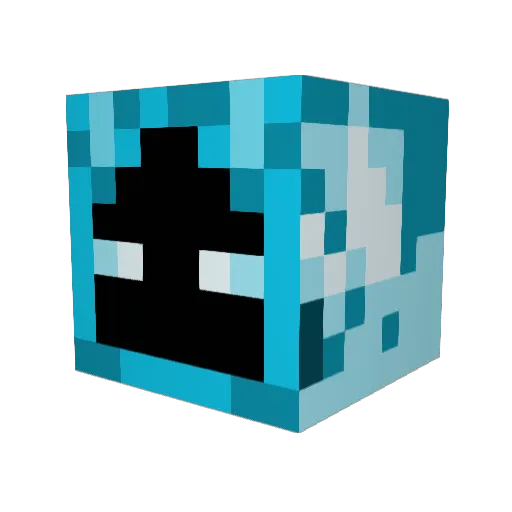 zzbanezz Minecraft avatar head, 3D render